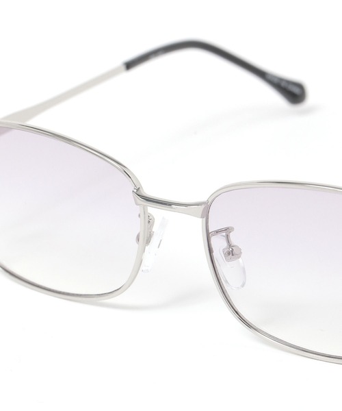 niko and...（ニコアンド）の「オリジナルメタルスクエア伊達メガネ＆サングラス（メガネ・レディース・スモーク/グレー・FREE）」の13枚目の写真