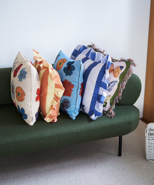 BIRTHDAY BAR（バースデイバー）の「【SAHIR サヒール】Cushioncover flowy（クッション/クッションカバー・レディース・ネイビー/イエロー・0）」の9枚目の写真