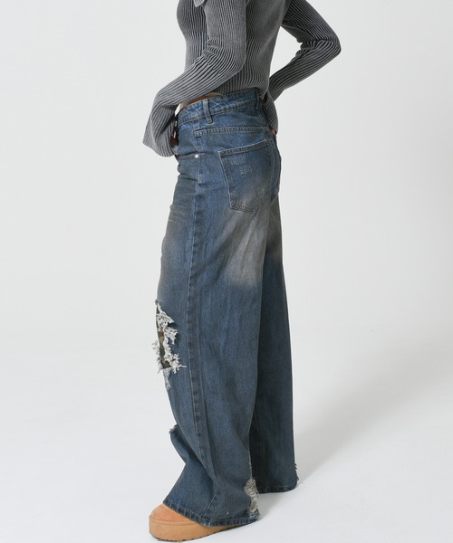 A'GEM/9 × .kom 『ARULE/アルール』 迷彩リペアデニム ARULE│A