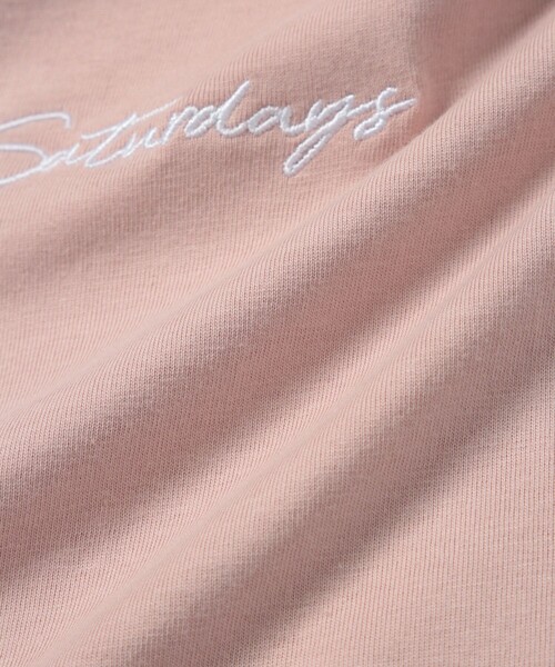 Saturdays NYC(サタデーズ ニューヨークシティ )の「Script Emb SS Tee(Tシャツ/カットソー・メンズ・ホワイト/ピンク/ブラック系その他・L/M/S/XL/X-SMALL)」の10枚目の写真
