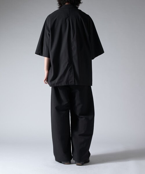 Lui's（ルイス）の「ウォッシャブル ビッグ半袖ジャケット（テーラードジャケット・メンズ・ブラック/ブラウン・FREE）」の20枚目の写真