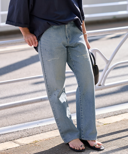 FRAMeWORK（フレームワーク）の「JOHNBULL/ジョンブル 5P STRAGHT ジーンズ（デニムパンツ・レディース・ブルー系その他/ブルー・SMALL/MEDIUM）」の3枚目の写真