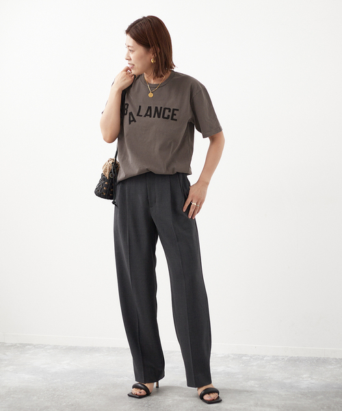 MIXTA(ミクスタ)の「《追加》《別注》【MIXTA/ミクスタ】BALANCE CREW T-SHIRTS:Tシャツ(Tシャツ/カットソー・レディース・アイボリー/ブラック・MEDIUM)」の20枚目の写真