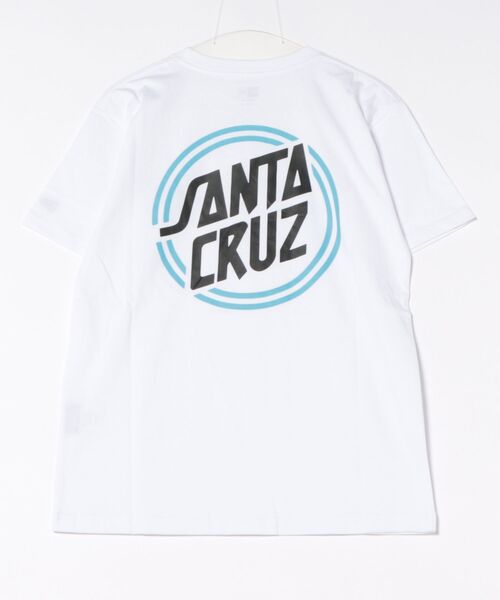 NEW ERA(ニューエラ)の「NEW ERA/ニューエラ 半袖Tシャツ SANTA CRUZコラボ バックプリント 14384107/1438410(Tシャツ/カットソー・メンズ・ホワイト/ブラック・M/XL/L)」の3枚目の写真