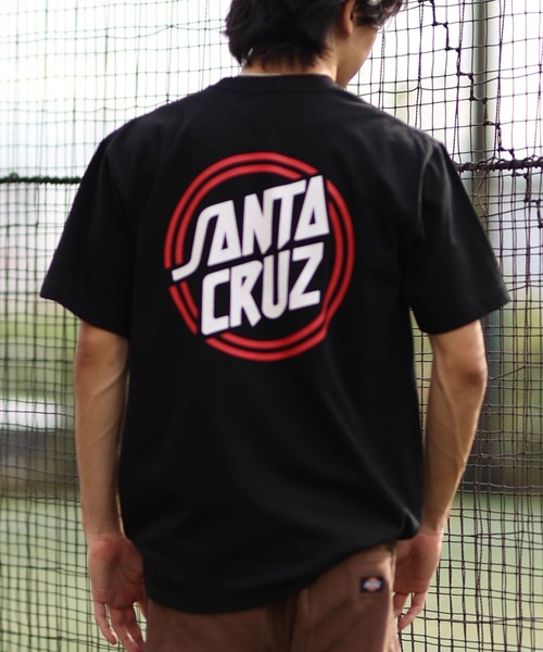 NEW ERA(ニューエラ)の「NEW ERA/ニューエラ 半袖Tシャツ SANTA CRUZコラボ バックプリント 14384107/1438410(Tシャツ/カットソー・メンズ・ホワイト/ブラック・M/XL/L)」の2枚目の写真