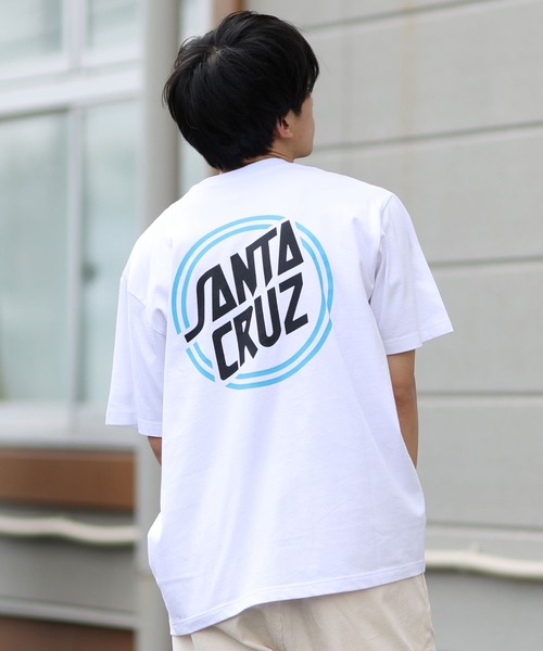 NEW ERA(ニューエラ)の「NEW ERA/ニューエラ 半袖Tシャツ SANTA CRUZコラボ バックプリント 14384107/1438410(Tシャツ/カットソー・メンズ・ホワイト/ブラック・M/XL/L)」の6枚目の写真