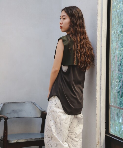 タンクトップ ノースリーブ ambiance / 2way Sleeveless Tops レディース セール】ambiance / 2way Sleeveless Tops（タンクトップ）｜B
