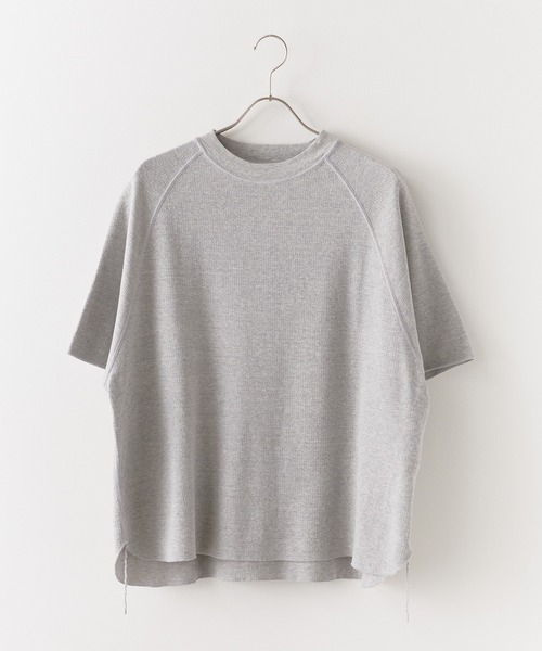 REMI RELIEF（レミレリーフ）の「REMI RELIEF/レミレリーフ WタックラグランT（Tシャツ/カットソー・メンズ・ヘザーグレー/ブラック/オートミール・M/L/XL）」の17枚目の写真