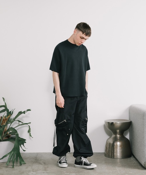 REMI RELIEF（レミレリーフ）の「REMI RELIEF/レミレリーフ WタックラグランT（Tシャツ/カットソー・メンズ・ヘザーグレー/ブラック/オートミール・M/L/XL）」の16枚目の写真