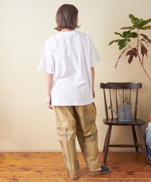 CRESCENT クレッシェント ポケットが可愛いワイドパンツ パンツ