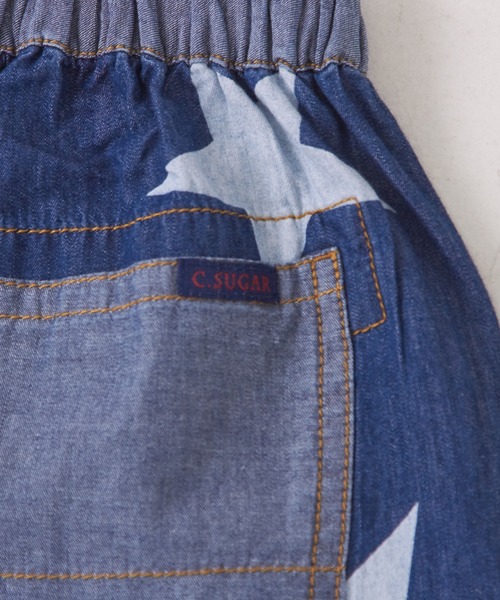 専用。crescent duoプリントのパンツ(⁠◍⁠•⁠ᴗ⁠•⁠◍⁠)⁠❤ 総柄プリント切替コクーンパンツ(デニム/ツイル)（その他パンツ