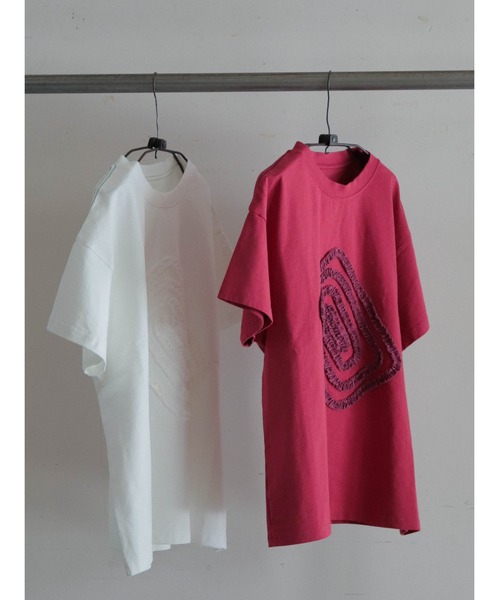 tシャツ ウズマキギャザー　半袖TEE レディース セール】ウズマキギャザー 半袖TEE（Tシャツ/カットソー）｜FIL