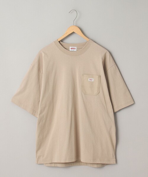 SMITH'S（スミス）の「SMITH’S（スミス）別注ポケットTシャツ（Tシャツ/カットソー・メンズ・ベージュ/マスタード/ダークグリーン/ブラック/コバルトブルー/ホワイト・M/S/XL/L）」の19枚目の写真