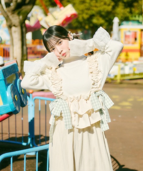 No.484 FILA レトロモダンな激可愛ワンピ☆グリーン☆ No.484 FILA レトロモダンな激可愛ワンピ☆グリーン☆