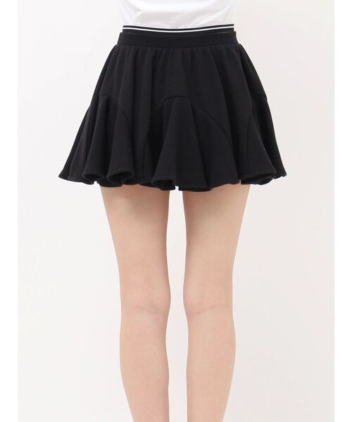 GYDA(ジェイダ)の「ウエストラインバンテージスウェットスカートライクショートパンツ(スカート・レディース・グレー/ブラック・FREE)」の21枚目の写真