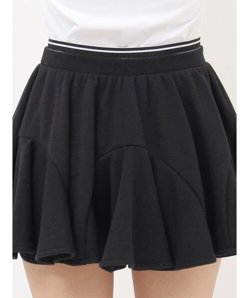 GYDA(ジェイダ)の「ウエストラインバンテージスウェットスカートライクショートパンツ(スカート・レディース・グレー/ブラック・FREE)」の22枚目の写真