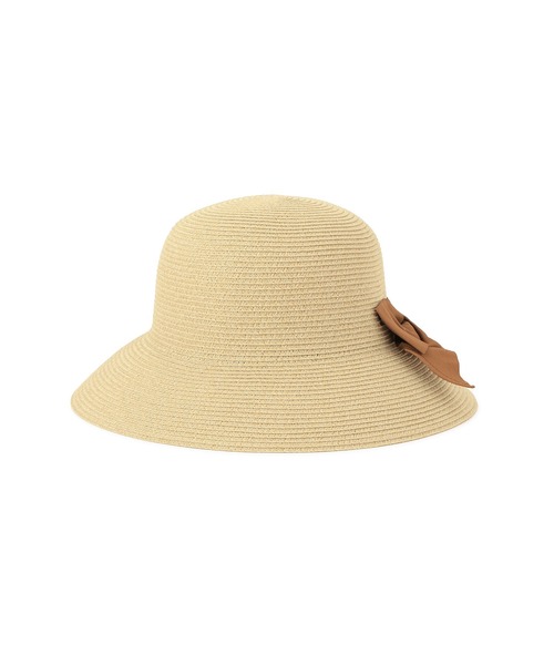 ROPE' PICNIC(ロペピクニック)の「【UVカット・ウォッシャブル】折り畳みリボンハット(ハット・レディース・ベージュ系その他/ベージュ/ブラック・FREE)」の17枚目の写真