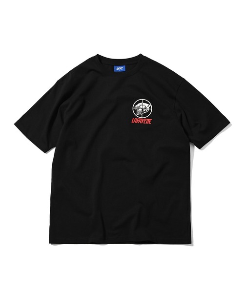 LFYT(エルエフワイティー)の「LFYT ラファイエット【Lafayette】- オリジナル ロゴ ストリート アウトドア オーバー アメリカ Tシャツ【TARGET TEE LS250103】(Tシャツ/カットソー・メンズ・ブラック/ブルー/ホワイト・MEDIUM/LARGE/X-LARGE/XX-LARGE/SMALL)」の2枚目の写真