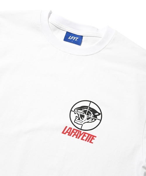 LFYT(エルエフワイティー)の「LFYT ラファイエット【Lafayette】- オリジナル ロゴ ストリート アウトドア オーバー アメリカ Tシャツ【TARGET TEE LS250103】(Tシャツ/カットソー・メンズ・ブラック/ブルー/ホワイト・MEDIUM/LARGE/X-LARGE/XX-LARGE/SMALL)」の6枚目の写真