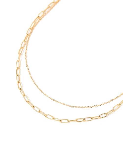 GLOBAL WORK(グローバルワーク)の「ステンレス二連ロングネックレス/321096(ネックレス・レディース・シルバー/ゴールド系その他2/シルバー系その他2/ゴールド系その他3/ゴールド系その他/シルバー系その他・FREE)」の6枚目の写真