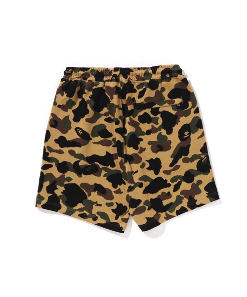 BAPE 1stカモ スウェット ショーツ L 正規品 1ST CAMO JACQUARD ONE POINT RELAXED FIT SWEAT SHORTS（スウェット