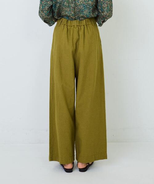ADIEU TRISTESSE（アデュートリステス）の「コットンリネンストレートパンツ（その他パンツ・レディース・ピンク/ライトグリーン/ブラウン/ネイビー/チェック・36/38）」の21枚目の写真