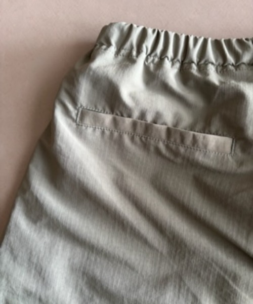 WILD THINGS（ワイルドシングス）の「【WILD THINGS】Military Nylon Ripstop Wide Baggy Shorts / ミリタリーナイロン リップストップワイドバギーショーツ（その他パンツ・メンズ・グレー/ブラック/ベージュ・S/M/L）」の11枚目の写真