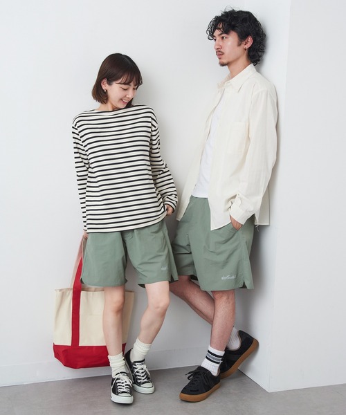 WILD THINGS(ワイルドシングス)の「【WILD THINGS】Military Nylon Ripstop Wide Baggy Shorts / ミリタリーナイロン リップストップワイドバギーショーツ(その他パンツ・メンズ・グレー/ブラック/ベージュ/ブラウン/グレー系その他2・S/M/L)」の20枚目の写真
