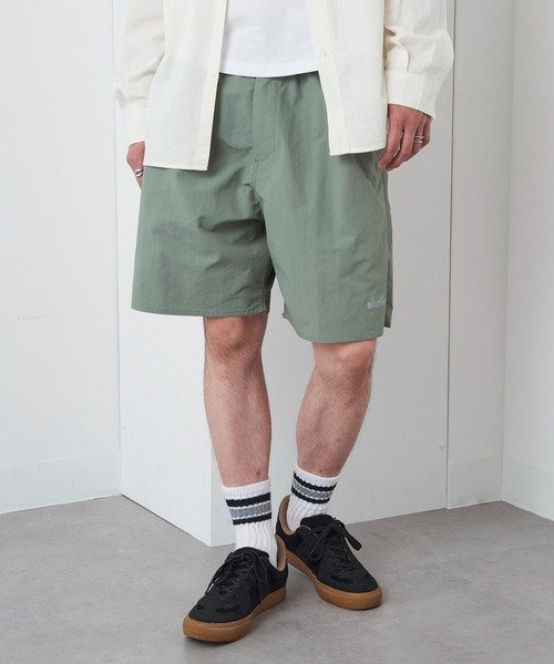 WILD THINGS(ワイルドシングス)の「【WILD THINGS】Military Nylon Ripstop Wide Baggy Shorts / ミリタリーナイロン リップストップワイドバギーショーツ(その他パンツ・メンズ・グレー/ブラック/ベージュ/ブラウン/グレー系その他2・S/M/L)」の21枚目の写真