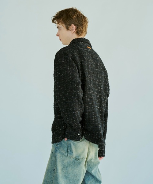 Camphor wood（カンファーウッド）の「lame tweed double zipper