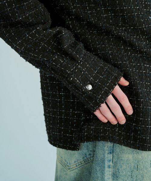 Camphor wood（カンファーウッド）の「lame tweed double zipper