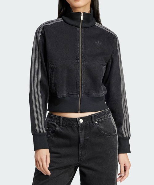 adidas ジップアップデニムジャケット adidas（アディダス）の「adidas MOTO DENIM JACK / アディダス