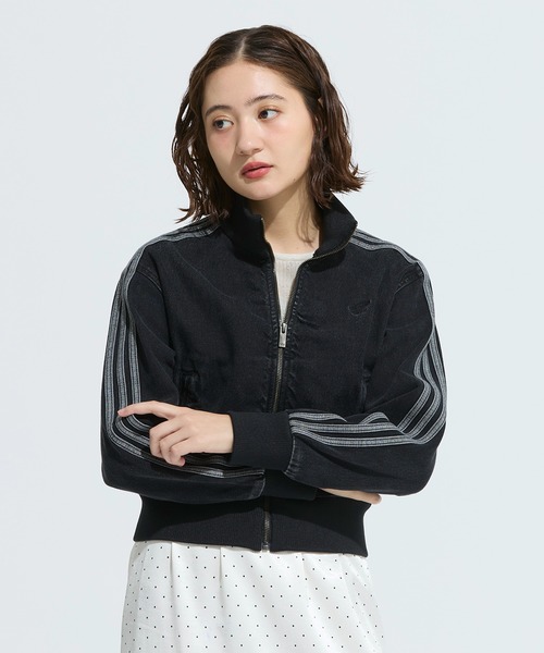 adidas アディカラーデニム トラックトップ 2XL 新品 adidas DENIM TRACK TOP ウォッシュドグレーデニム（アディダス