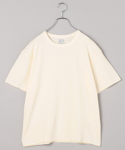 FREAK'S STORE（フリークスストア）の「FRUIT OF THE LOOM × FREAK'S STORE/フルーツオブザルーム 別注 無地Tシャツ レオパードパンツ ルームセット/パジャマセット（ルームウェア/パジャマ・レディース・オフホワイト/グレー・SMALL/MEDIUM）」の21枚目の写真