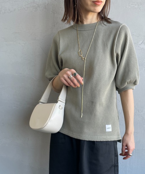 VINTAGE&amp;ORIGINAL H(アッシュ) バルーンスリーブカットソー ADAM ET ROPÉ FEMME(アダム エ ロペ ファム) / 【WEB限定