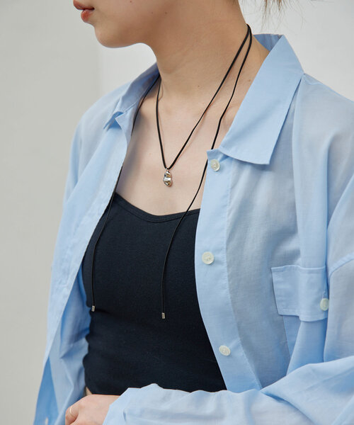 GALLARDAGALANTE（ガリャルダガランテ）の「メタルトップコードネックレス（リング・レディース・ゴールド/シルバー/シルバー系その他2/ゴールド系その他2・FREE）」の5枚目の写真