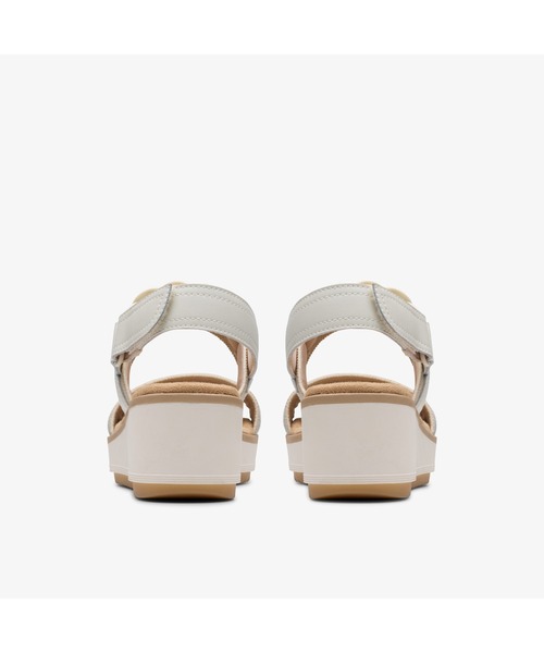 Clarks(クラークス)の「Wrenly Eve / レンリーイヴ(オフホワイトレザー)(サンダル・レディース・オフホワイト・UK3.5/UK4/UK4.5/UK5/UK5.5/UK6/UK3)」の5枚目の写真