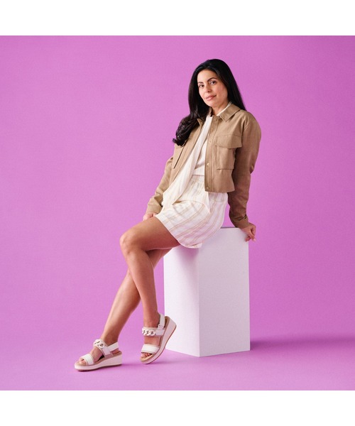 Clarks(クラークス)の「Wrenly Eve / レンリーイヴ(オフホワイトレザー)(サンダル・レディース・オフホワイト・UK3.5/UK4/UK4.5/UK5/UK5.5/UK6/UK3)」の17枚目の写真
