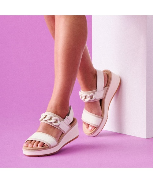 Clarks(クラークス)の「Wrenly Eve / レンリーイヴ(オフホワイトレザー)(サンダル・レディース・オフホワイト・UK3.5/UK4/UK4.5/UK5/UK5.5/UK6/UK3)」の20枚目の写真