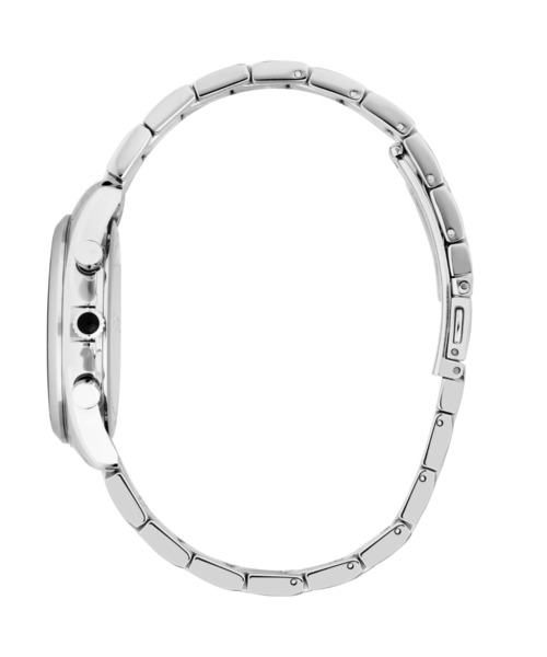 KARL LAGERFELD(カールラガーフェルド)の「「KARL LAGERFELD/カール・ラガーフェルド」ラウンド エッセンシャル - マルチ サンレイ アイコン ダイヤル シルバー ブレスレット(アナログ腕時計・レディース・シルバー×ブラック/シルバー・FREE)」の9枚目の写真