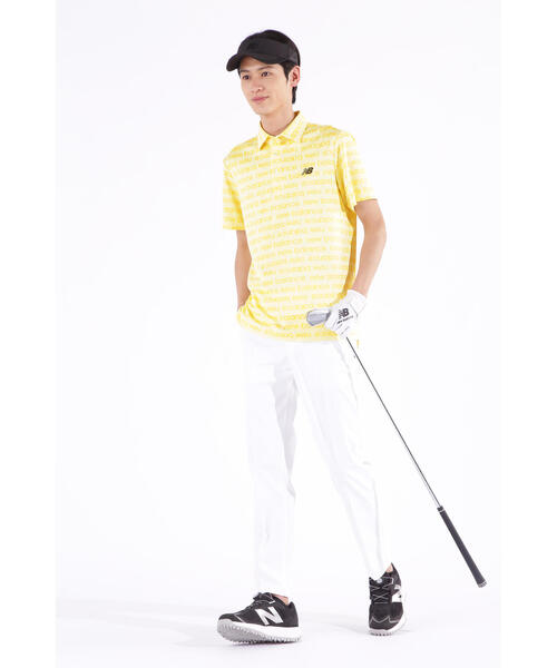 new balance golf - 【定価14300円・新品】New BalanceGolf ポロシャツS ボーダー リフレクトロゴボーダージャガード 半袖 カラーシャツ (MENS