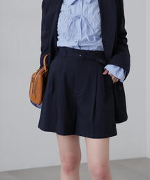 FREE'S MART | ◆麻調合繊タックベルト付きショートパンツ(その他パンツ)