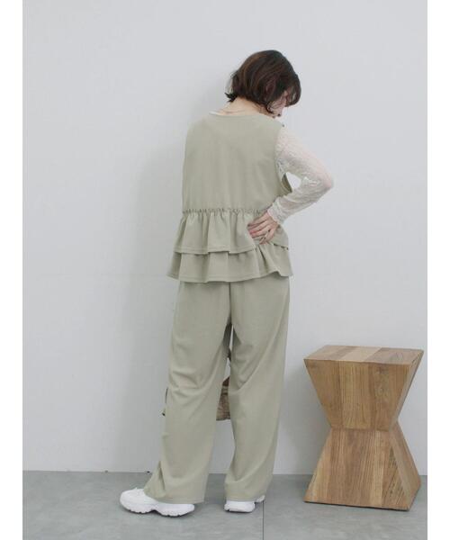 ストレートパンツ(セットアップ可)（その他パンツ）｜Samansa