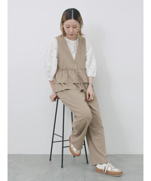 サマンサモスモス　セットアップ セール】 【セレモニーアイテム】ジョーゼットパンツ