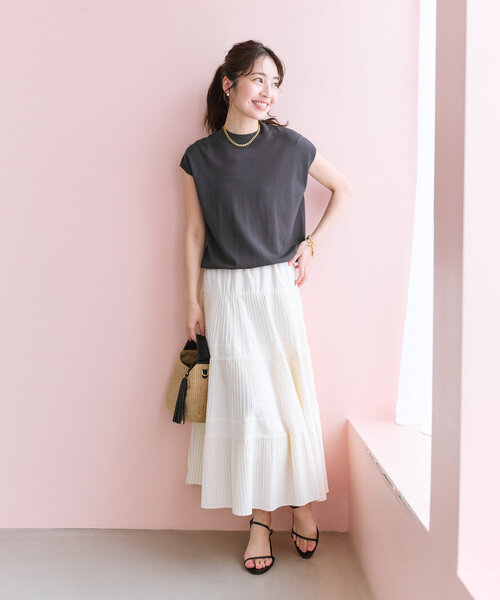 名品・UVカット・接触冷感】クールタッチUVハイネックフレンチ