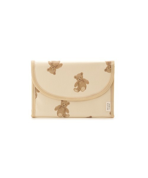 gelato pique(ジェラートピケ)の「【販路限定】総柄母子手帳ケースS(母子手帳ケース・レディース・オフホワイト/クリーム/グレー/ブルー/ライトピンク/レッド/ピンク/ミント/イエロー/ベージュ・SMALL)」の3枚目の写真