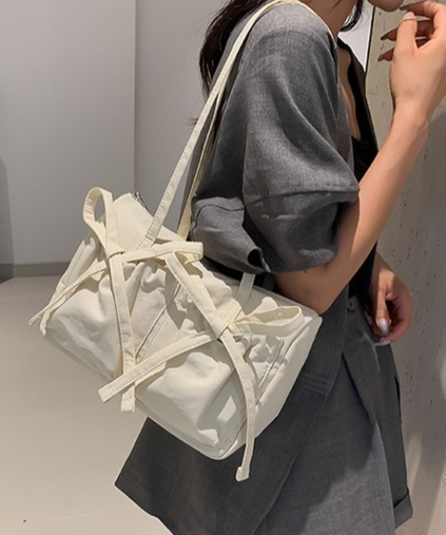 ポケットリボンショルダーバッグ（ショルダーバッグ）｜mebole（メボレ