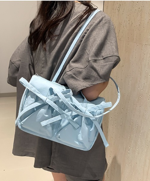 ポケットリボンショルダーバッグ（ショルダーバッグ）｜mebole（メボレ