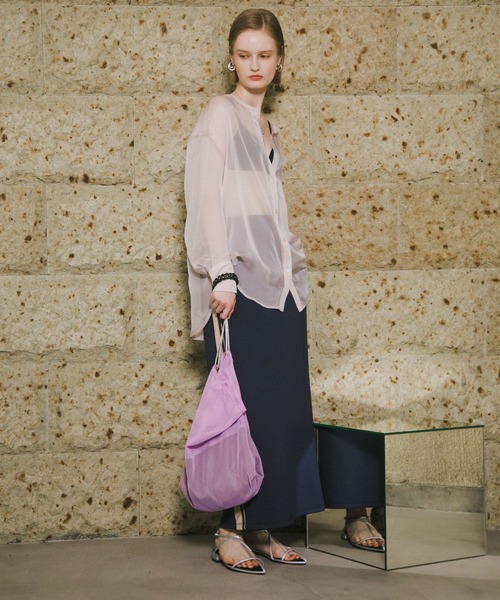 SENSE OF PLACE by URBAN RESEARCH（センスオブプレイスバイアーバンリサーチ）の「パラコードハンドルメッシュバッグ（ショルダーバッグ・レディース・ブラック/ライトピンク・ONE）」の3枚目の写真