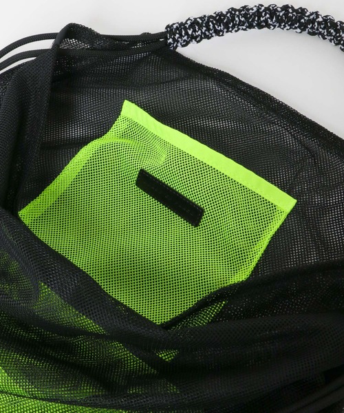 SENSE OF PLACE by URBAN RESEARCH（センスオブプレイスバイアーバンリサーチ）の「パラコードハンドルメッシュバッグ（ショルダーバッグ・レディース・ブラック/ライトピンク・ONE）」の20枚目の写真